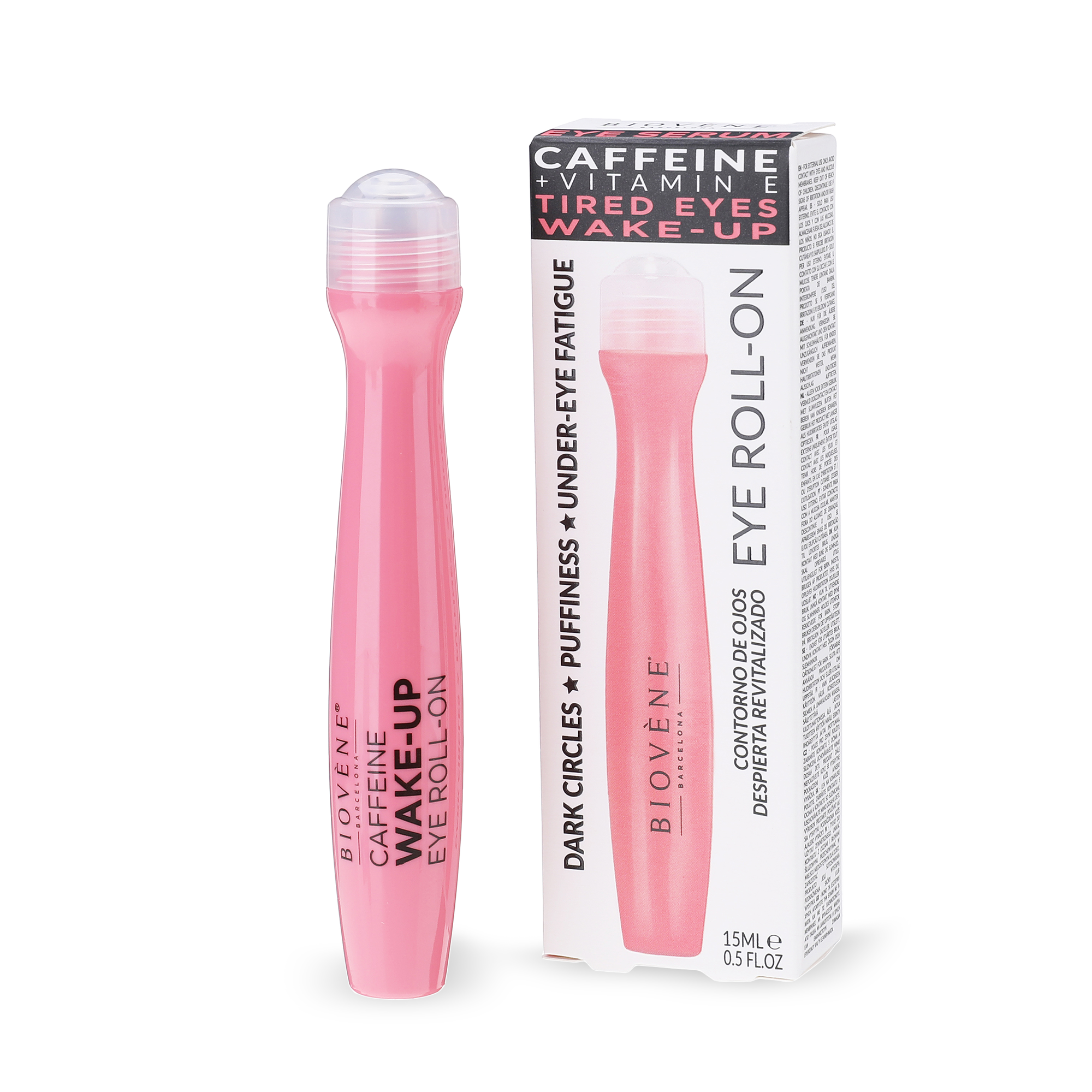 CAFFEINE EYE WAKE-UP Refreshing Eye Roll-On Serum for Tired Eyes with Vitamin E & Caffeine