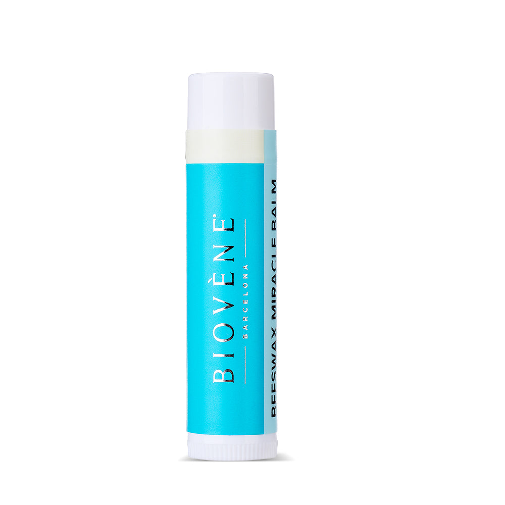 BEESWAX PEPPERMINT Extra-Moisturizing Miracle Lip Balm for Dryness, Cracking & Chapping, 4 pack