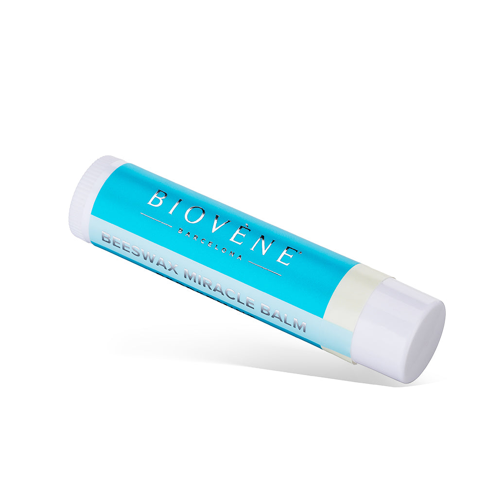 BEESWAX PEPPERMINT Extra-Moisturizing Miracle Lip Balm for Dryness, Cracking & Chapping, 4 pack