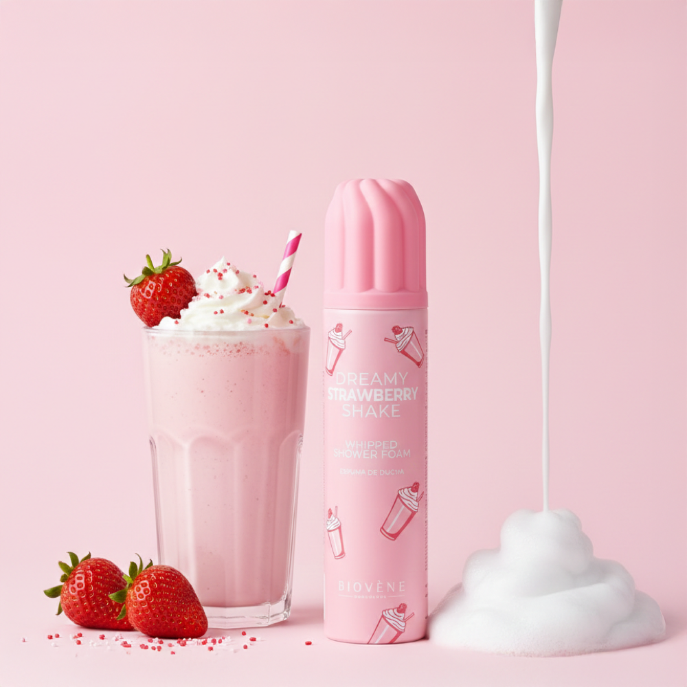 DREAMY STRAWBERRY SHAKE Whipped Shower Foam