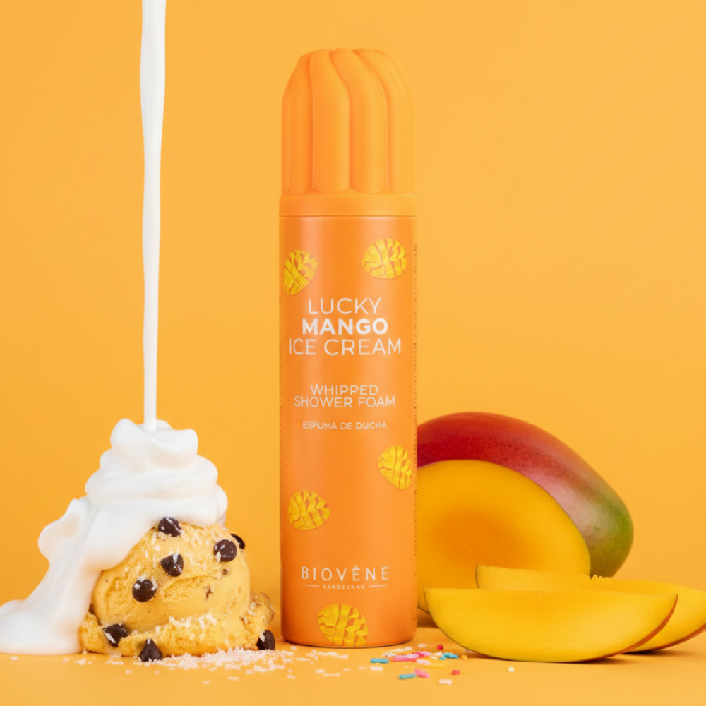 LUCKY MANGO ICE CREAM Whipped Shower Foam