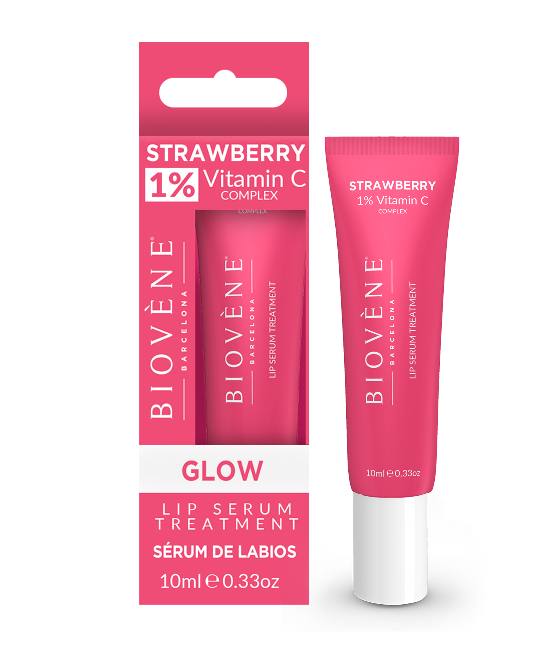 1% VITAMIN C LIP SERUM Strawberry Glow Lip Treatment Biovne Barcelona | The conscious 1% VITAMIN C LIP SERUM Strawberry Glow Lip Treatment Biovne Barcelona | The conscious