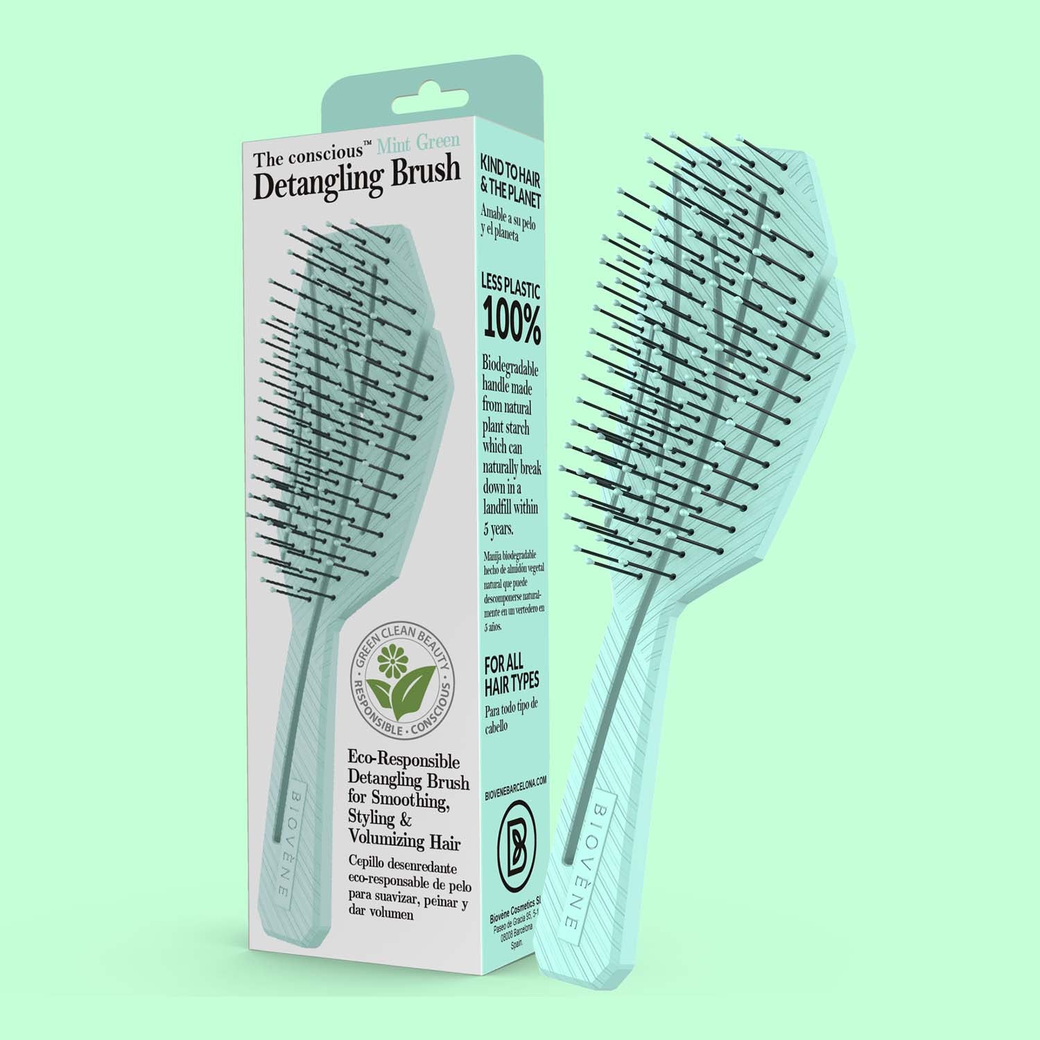 The conscious™ Biodegradable Detangling Brush, Wet & Dry Hair