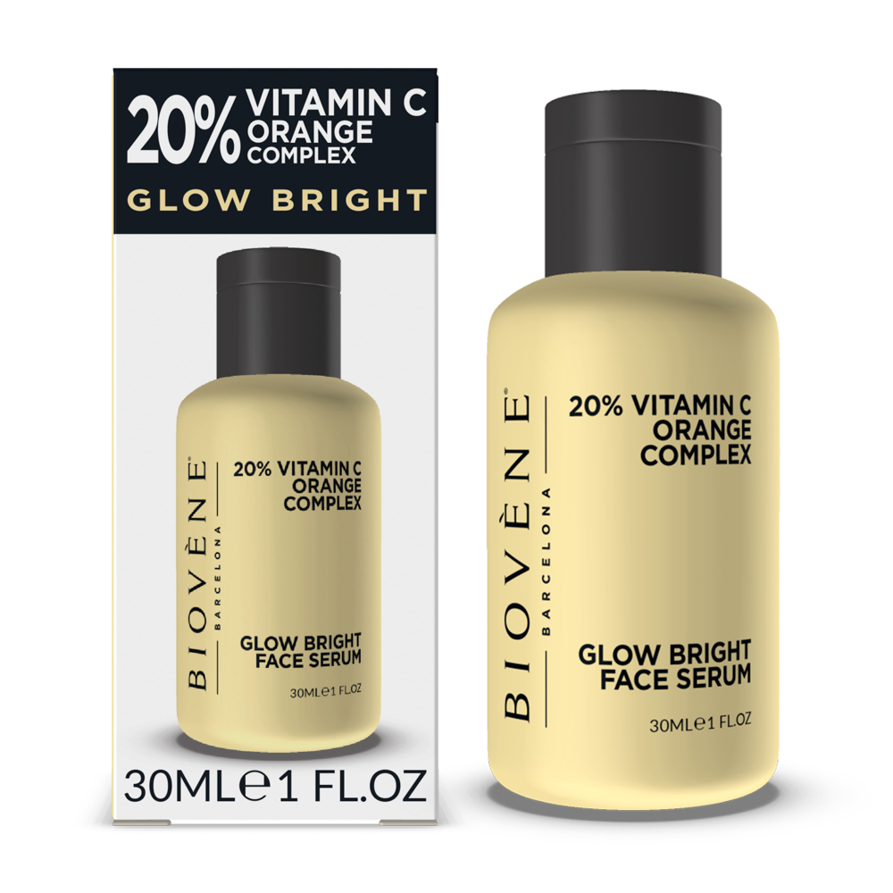 GLOW BRIGHT 20 Vitamin C + Orange Complex Facial Serum Treatment