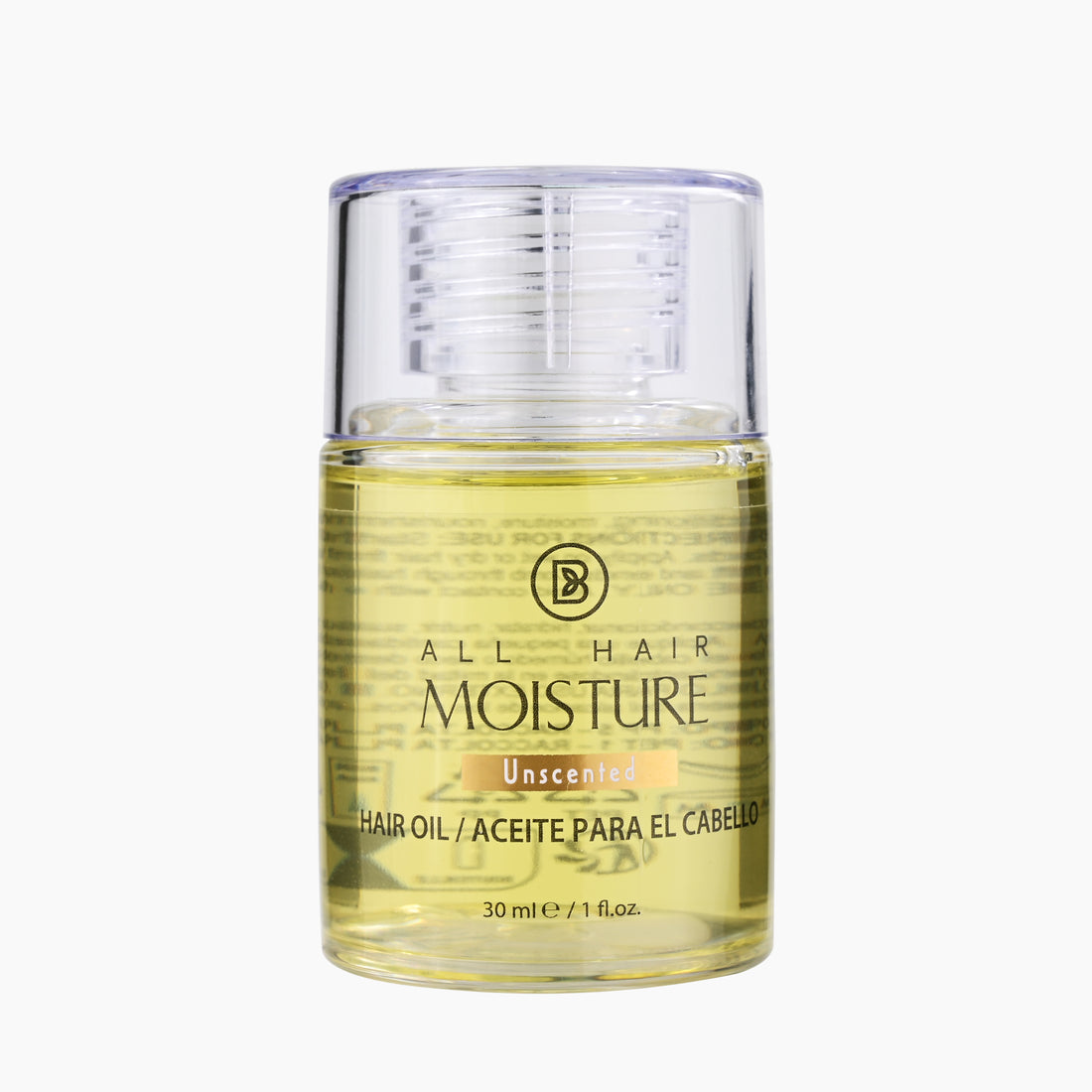 Moisture Unscented Hair Oil - All Hair