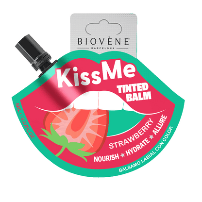KISS ME Strawberry Tinted Lip Balm