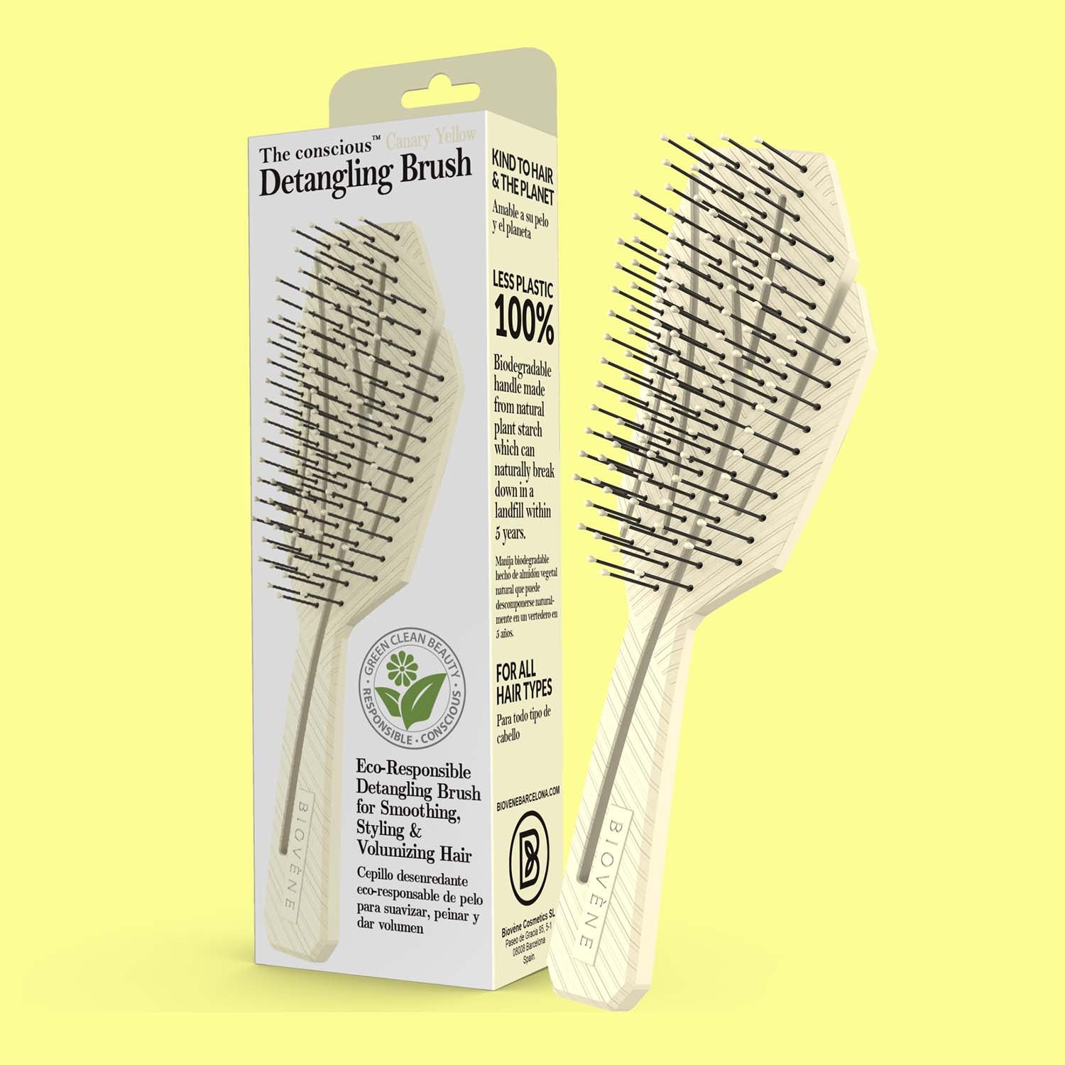 The conscious™ Biodegradable Detangling Brush, Wet &amp; Dry Hair