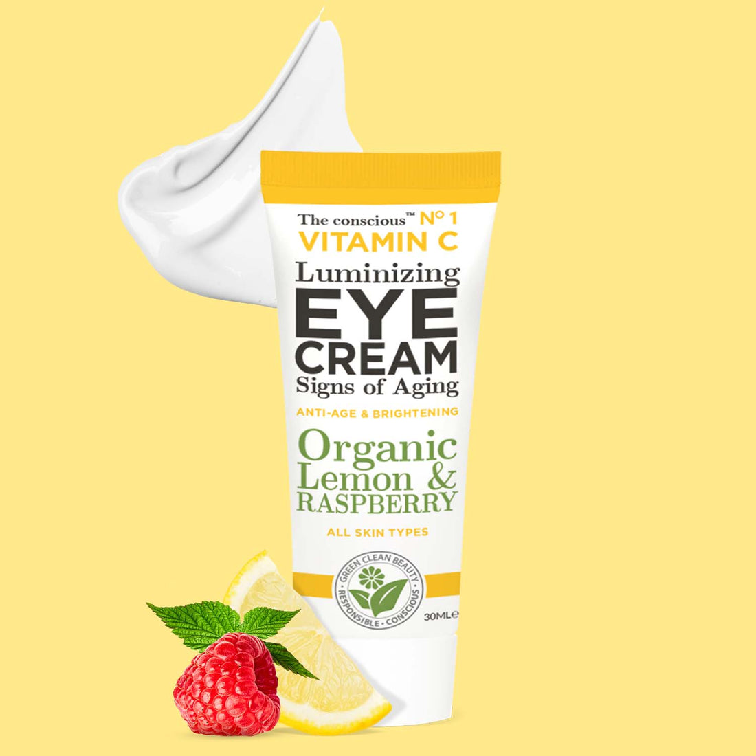 The conscious™ Vitamin C Luminizing Eye Cream Organic Lemon &amp; Raspberry